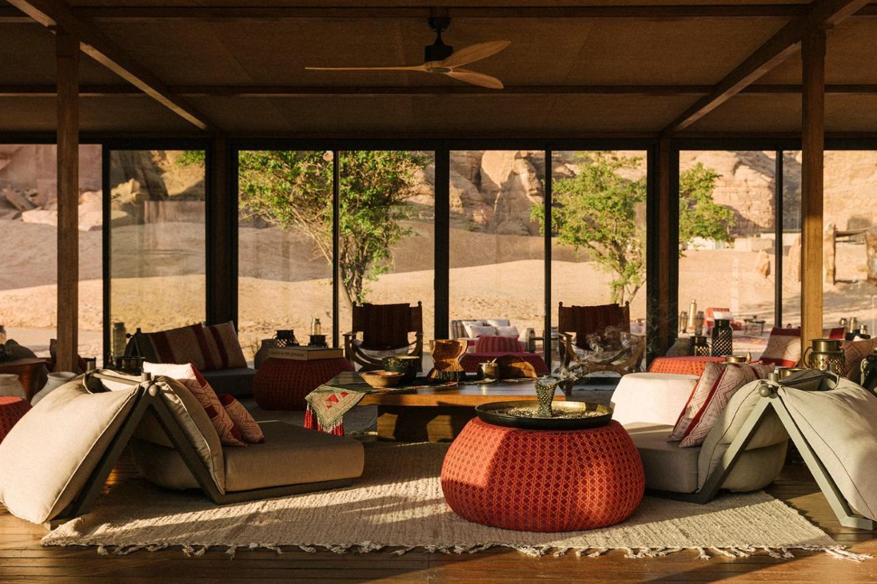 Our Habitas Alula Hotell Al-'Ula Exteriör bild The interior of the lodge